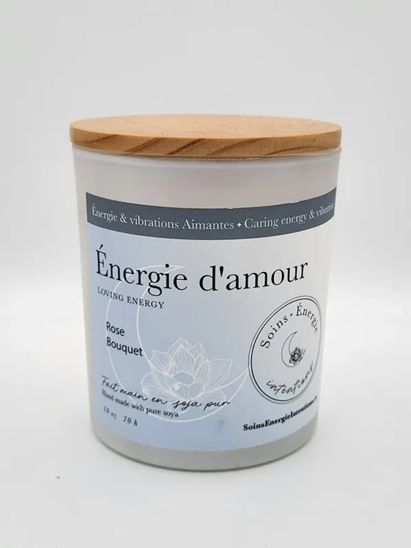 Bougie Énergie d’amour 10 oz